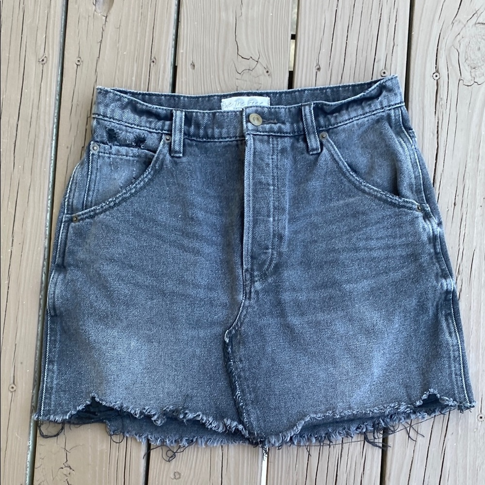 We the free jean skirt
